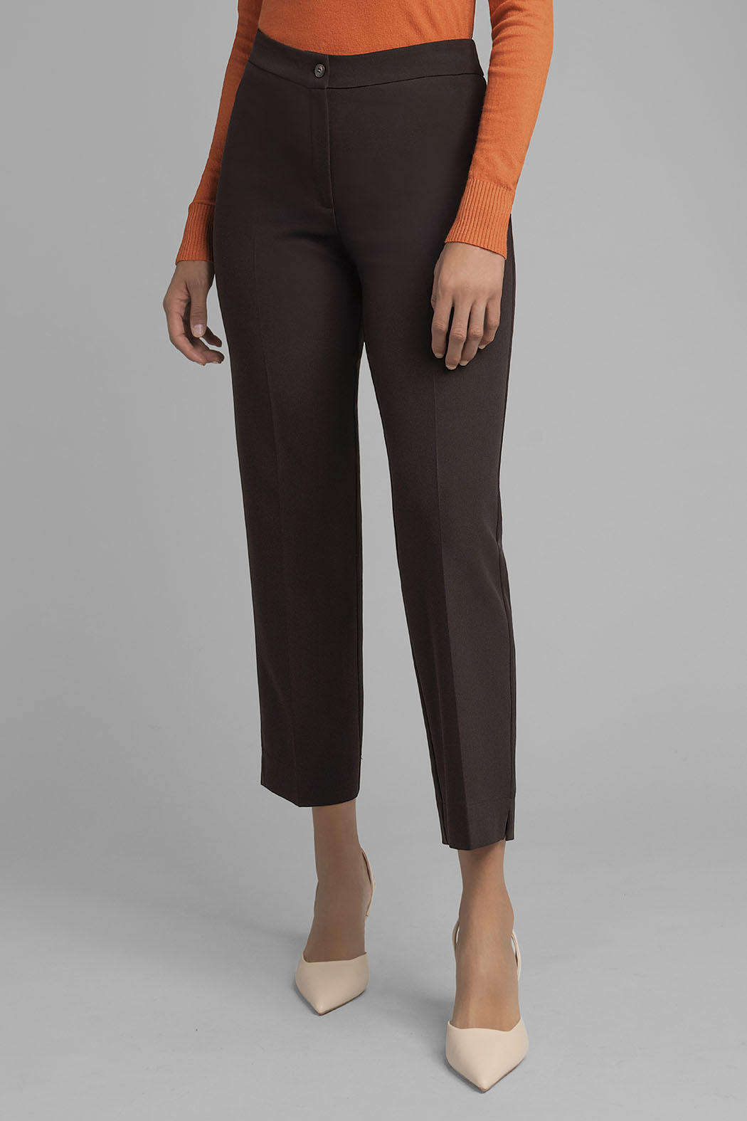 Pantalon Liso Corte Recto