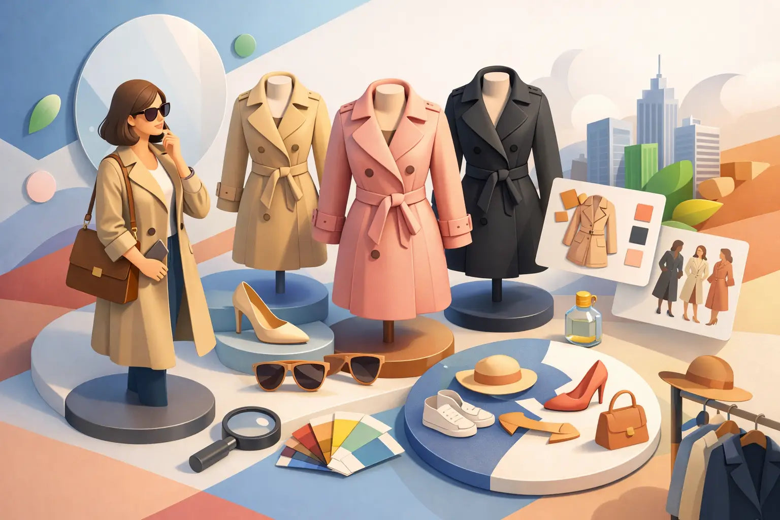 Gabardinas para mujer modernas: cómo elegir