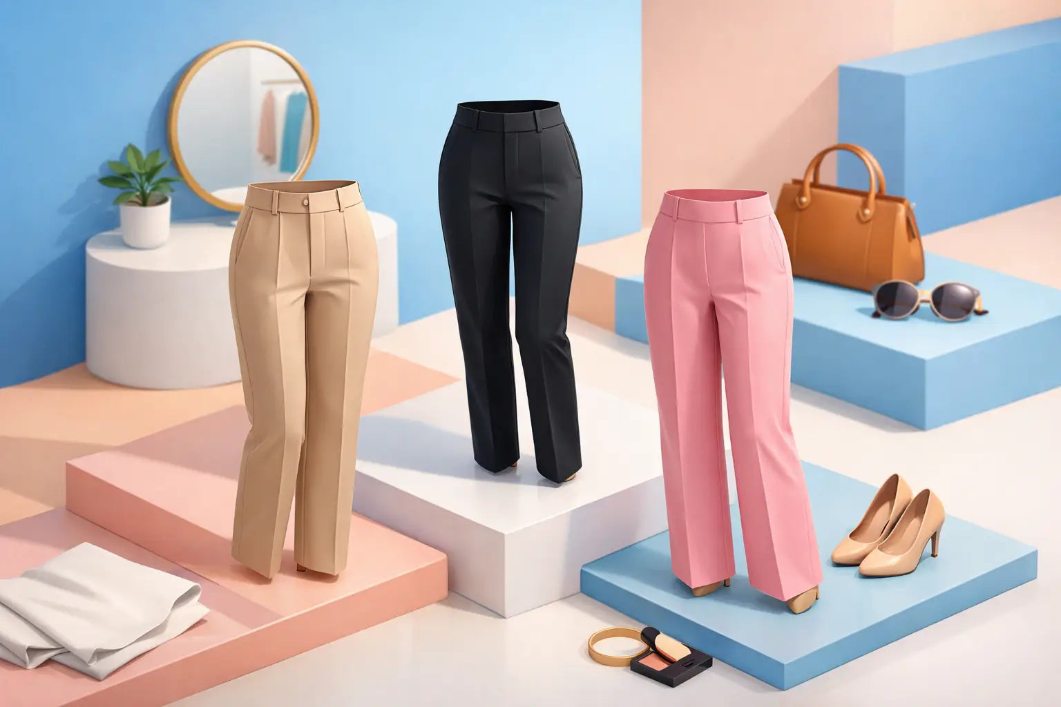 Pantalones de vestir para mujer que sí favorecen