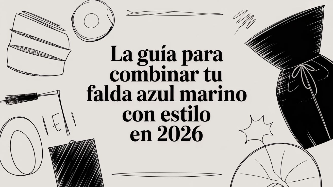 La guía para combinar tu falda azul marino con estilo en 2026