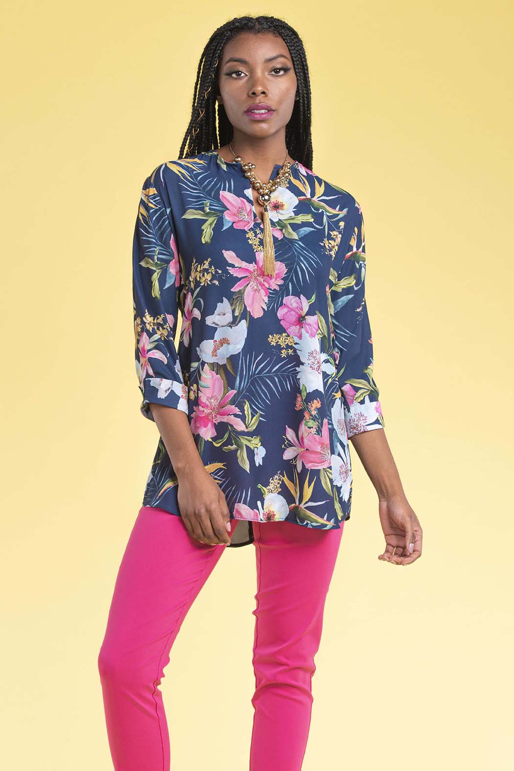 Bluson Con Estampado De Flores