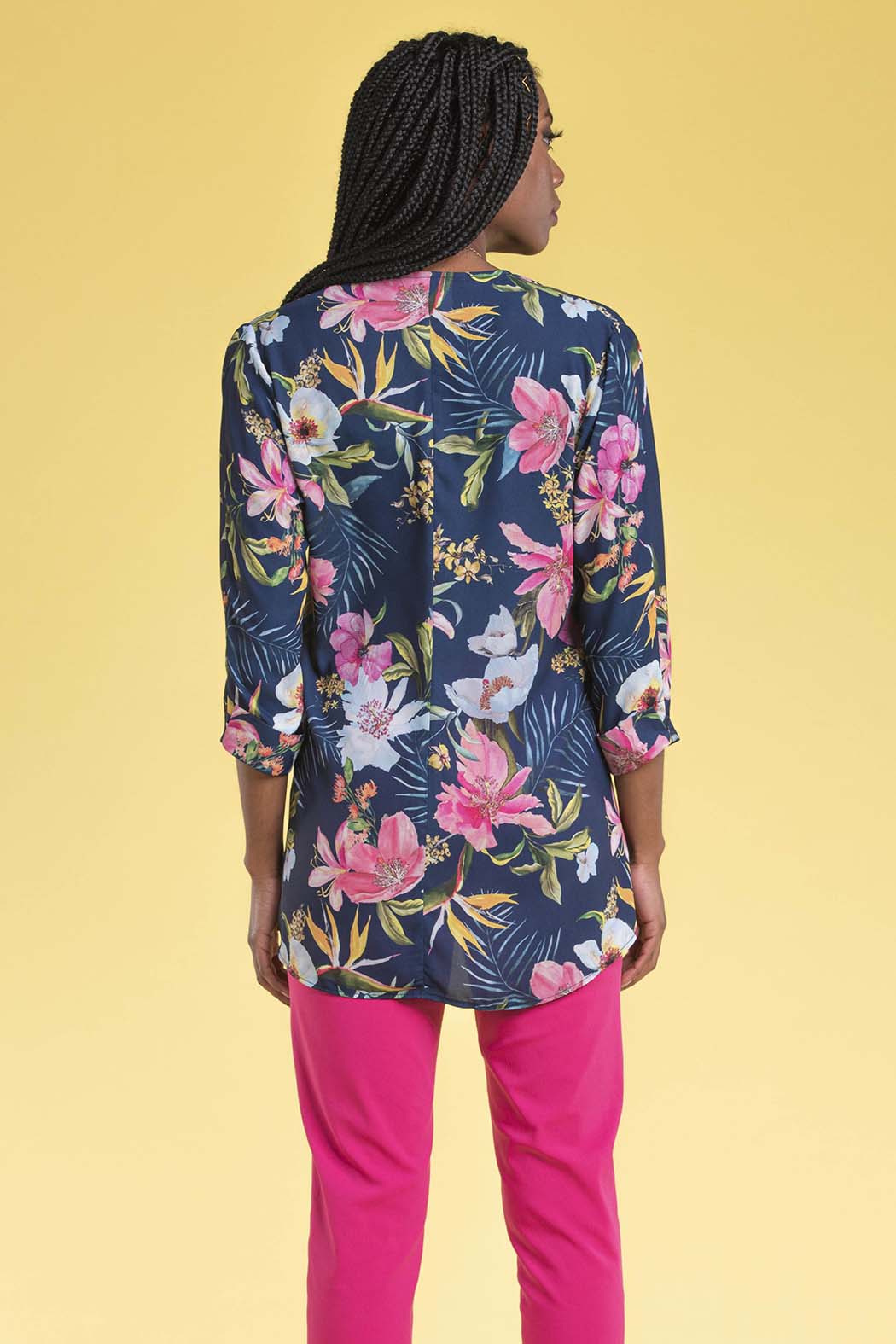 Bluson Con Estampado De Flores