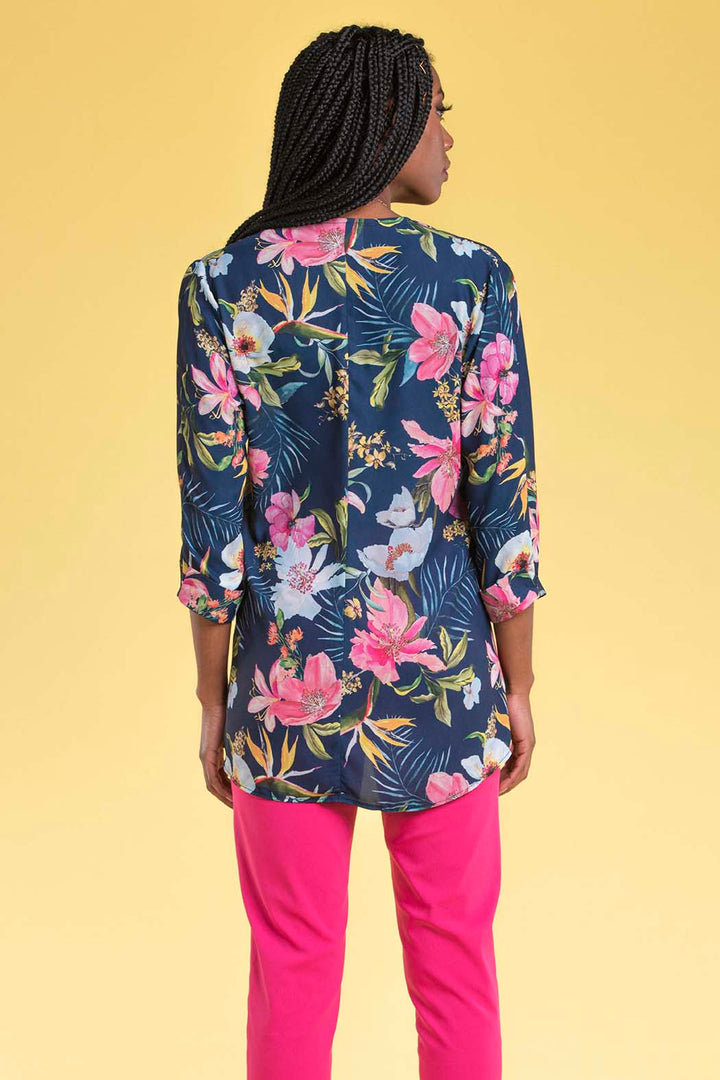 Bluson Con Estampado De Flores