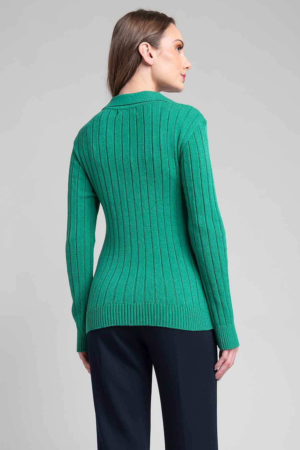Sueter De Punto Con Cuello Sport