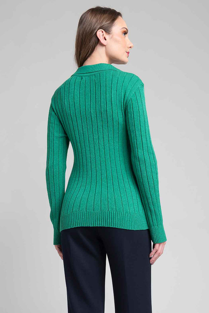 Sueter De Punto Con Cuello Sport