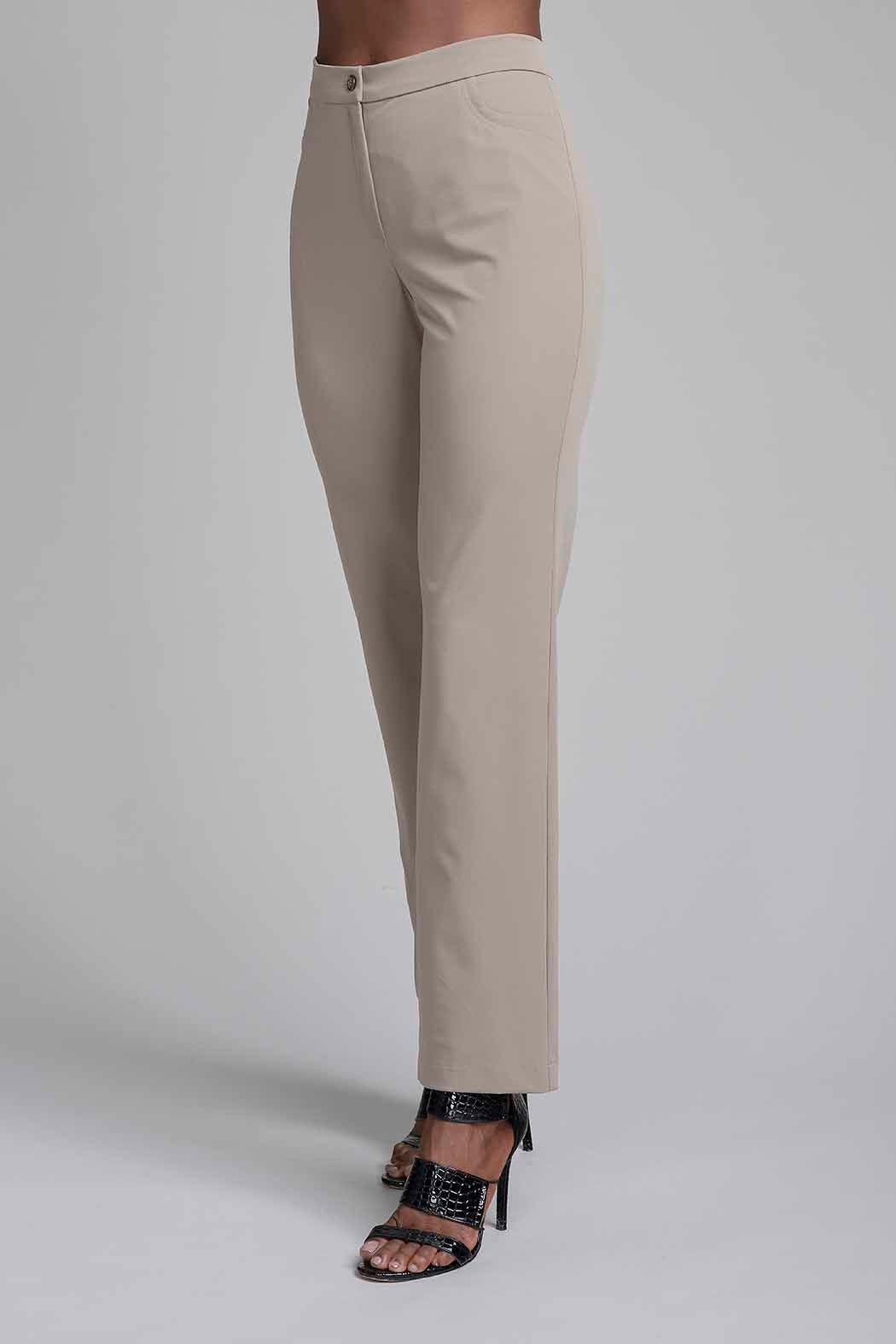 Pantalon Liso Corte Recto