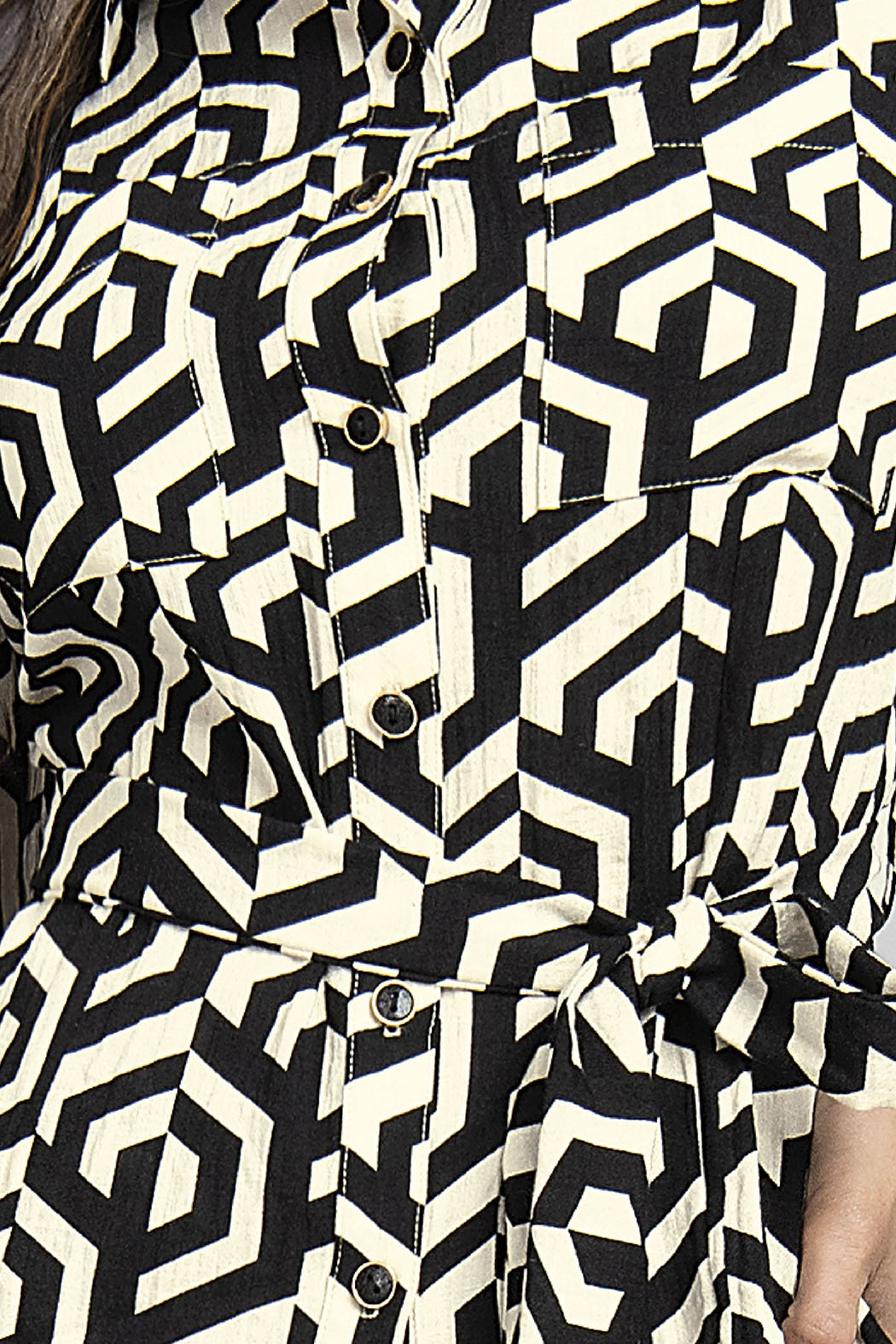 Conjunto De Pantalon Con Blusa Manga 3/4
