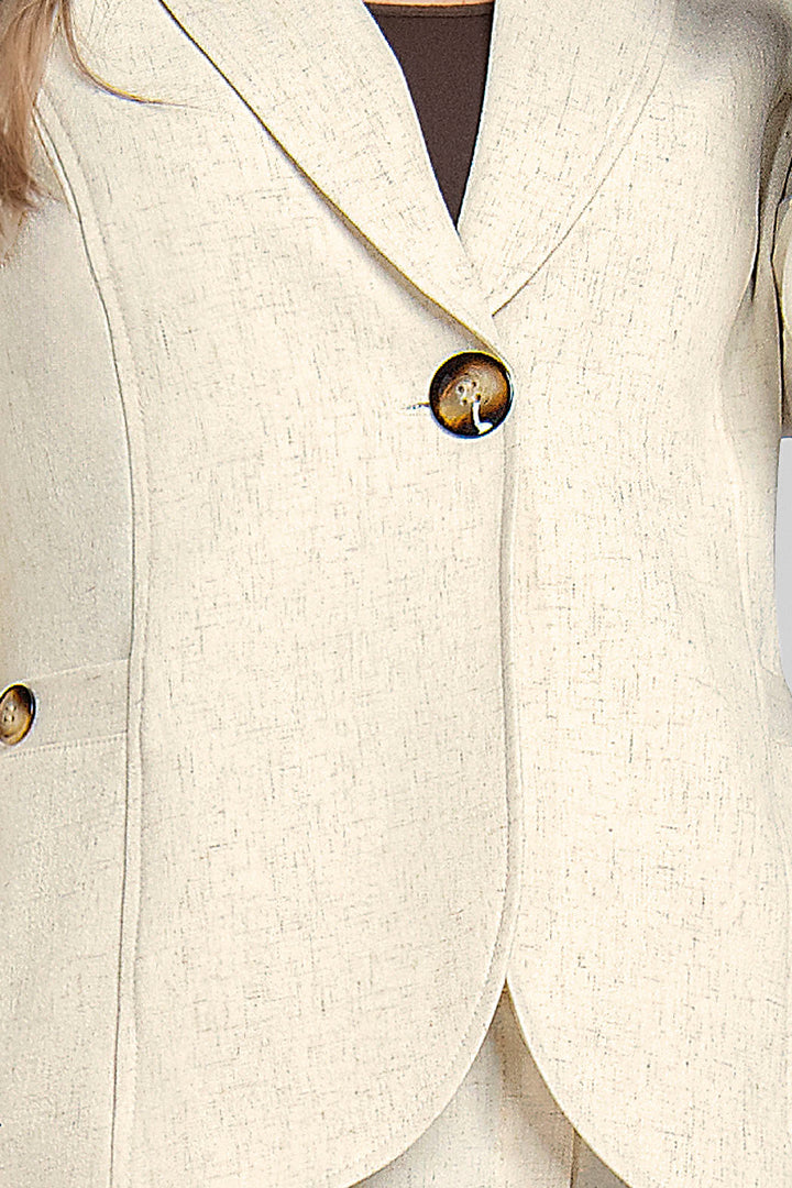 Conjunto De Pantalon Corte Ancho Con Saco