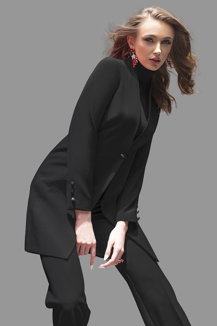 Conjunto De Pantalon Con Saco Largo