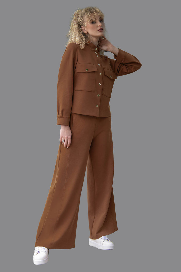 Conjunto De Pantalon Con Chamarra Liso