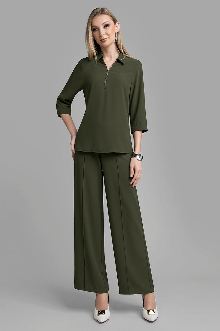 Conjunto De Pantalon Con Blusa