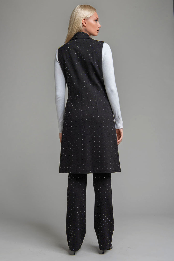 Conjunto De Pantalon Con Chaleco Largo