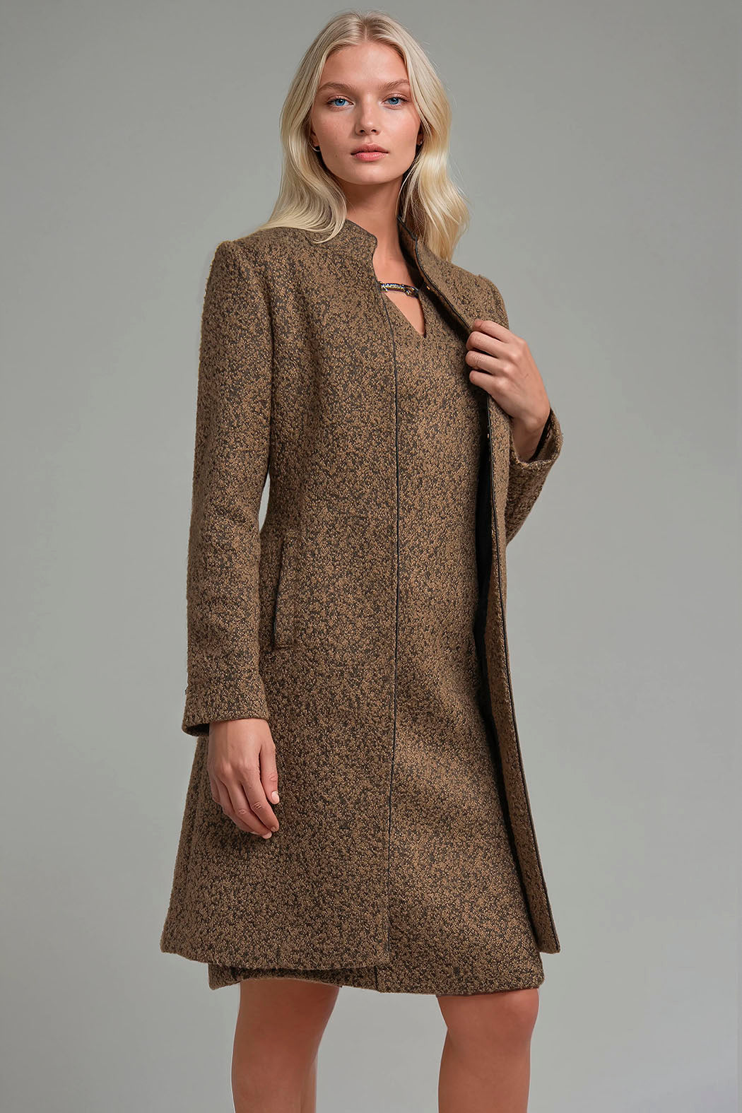 Vestido Con Saco Largo