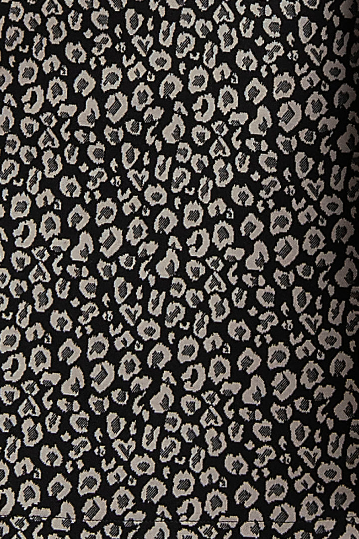 Vestido Con Saco Largo Estampado De Animal Print