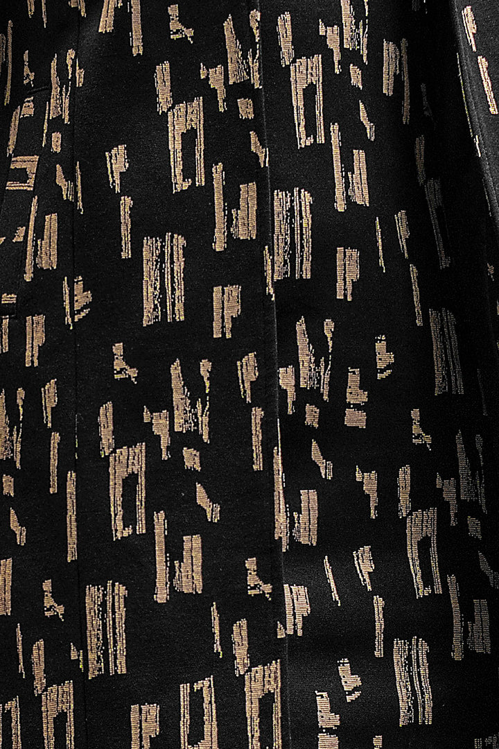 Vestido Con Saco Largo Estampado