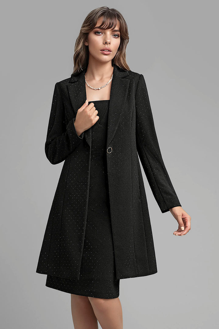 Vestido Con Saco Largo