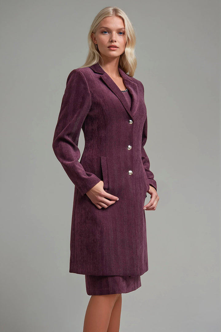 Vestido Con Saco Largo