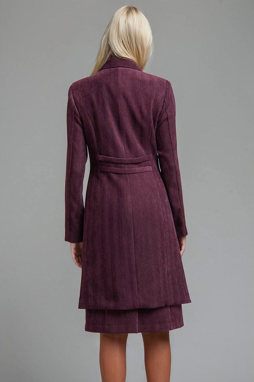 Vestido Con Saco Largo