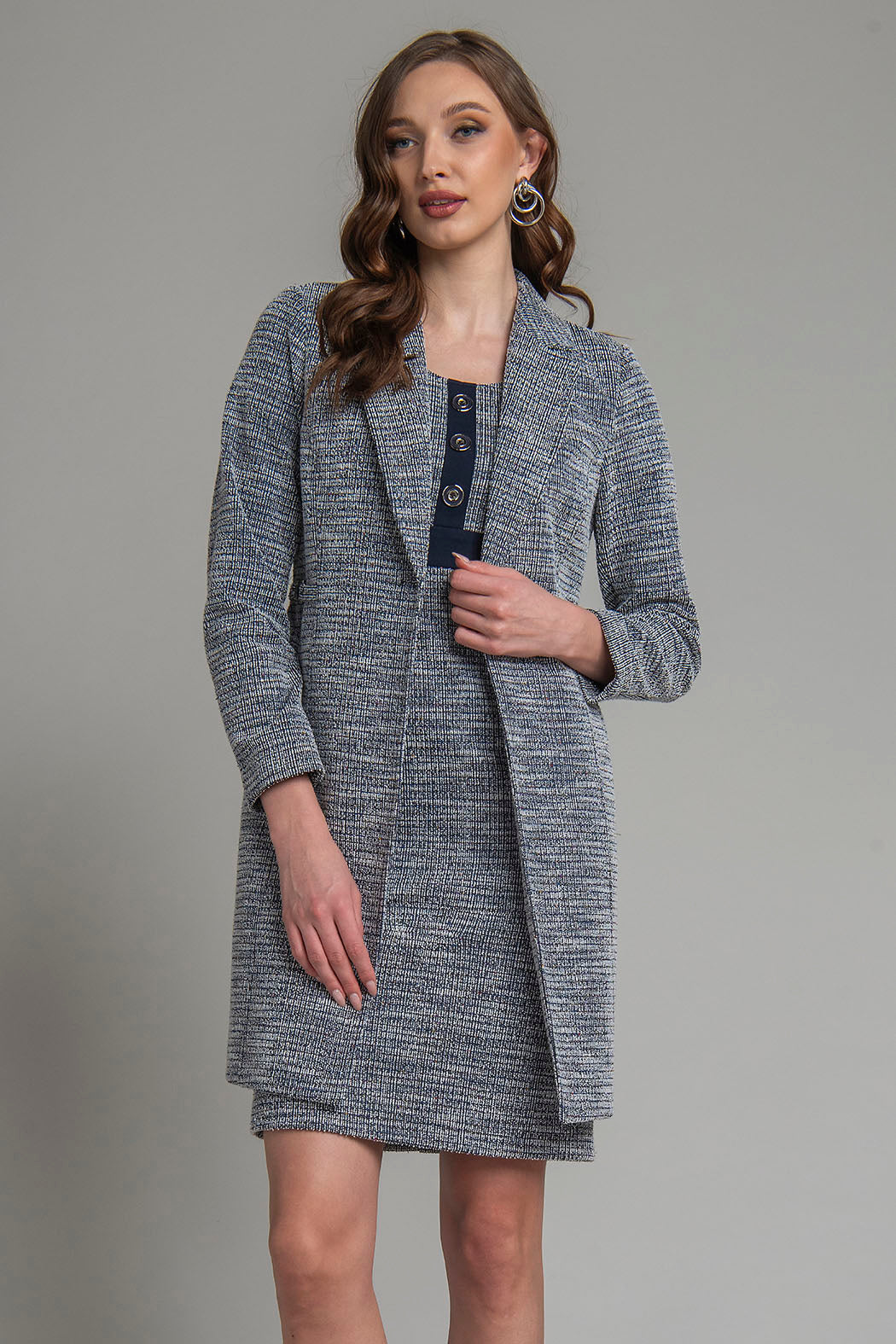 Vestido Con Saco Largo