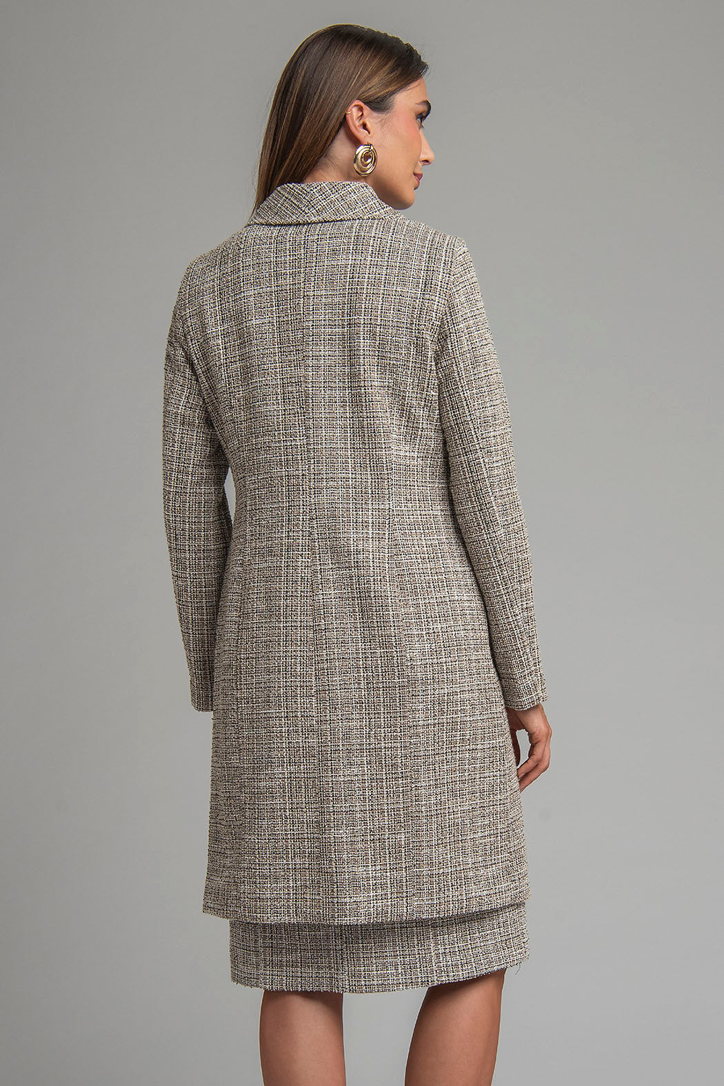 Vestido Con Saco Largo