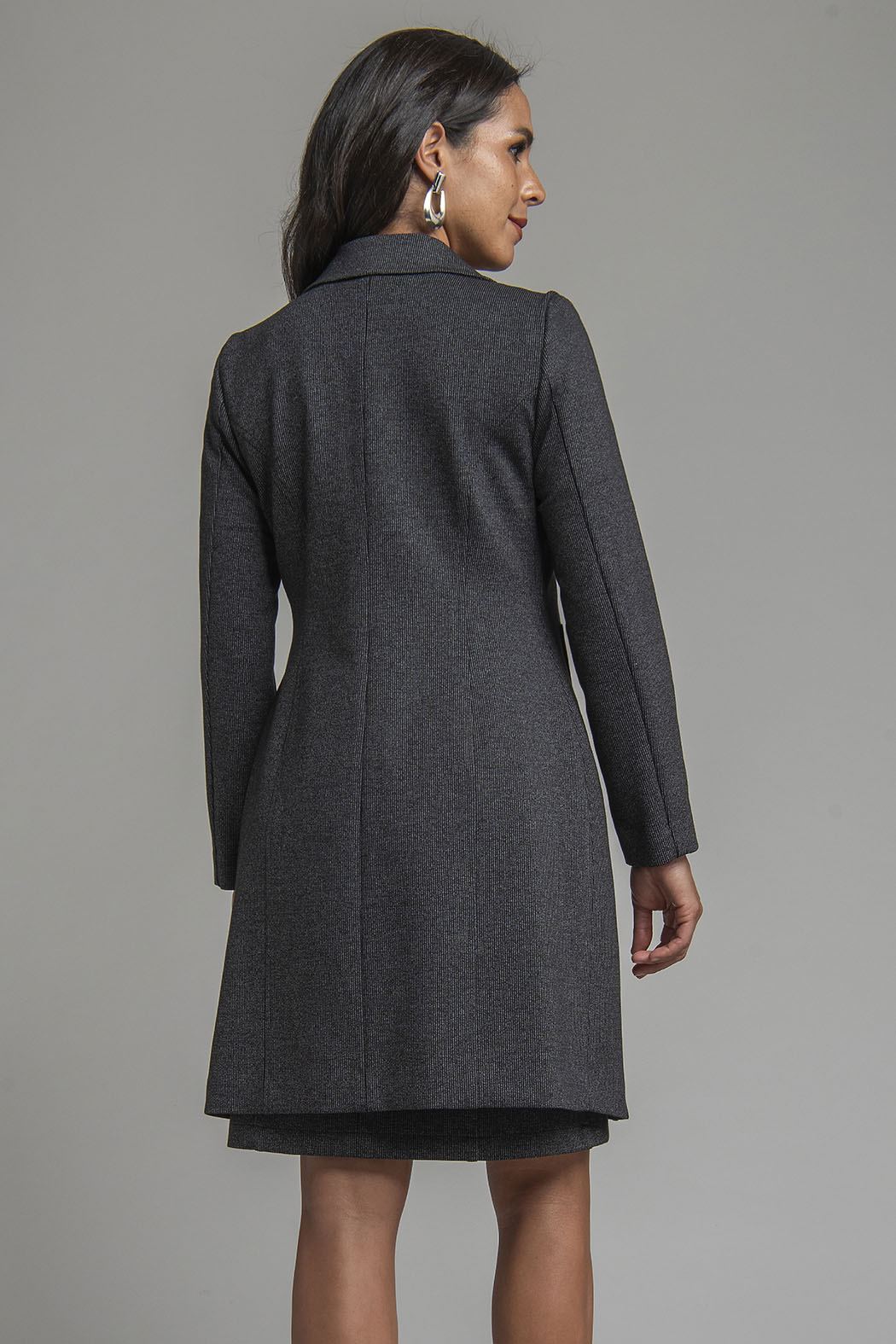 Vestido Con Saco Largo