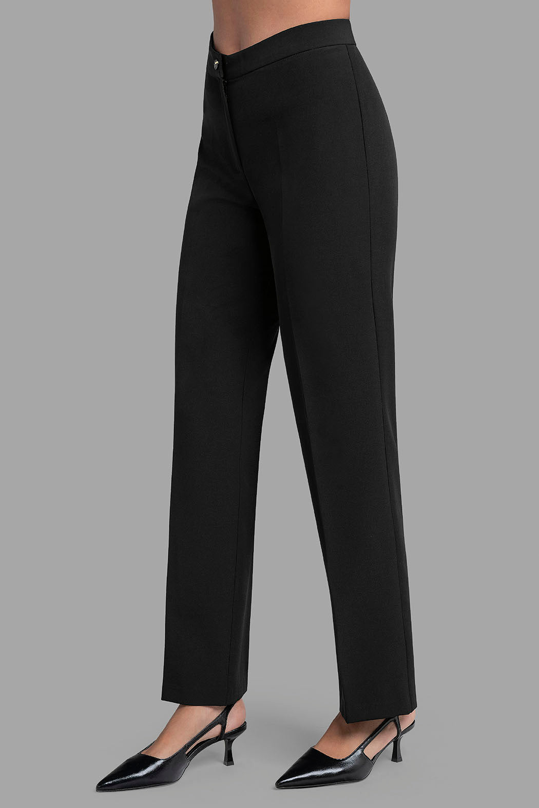 Pantalon Liso Corte Recto
