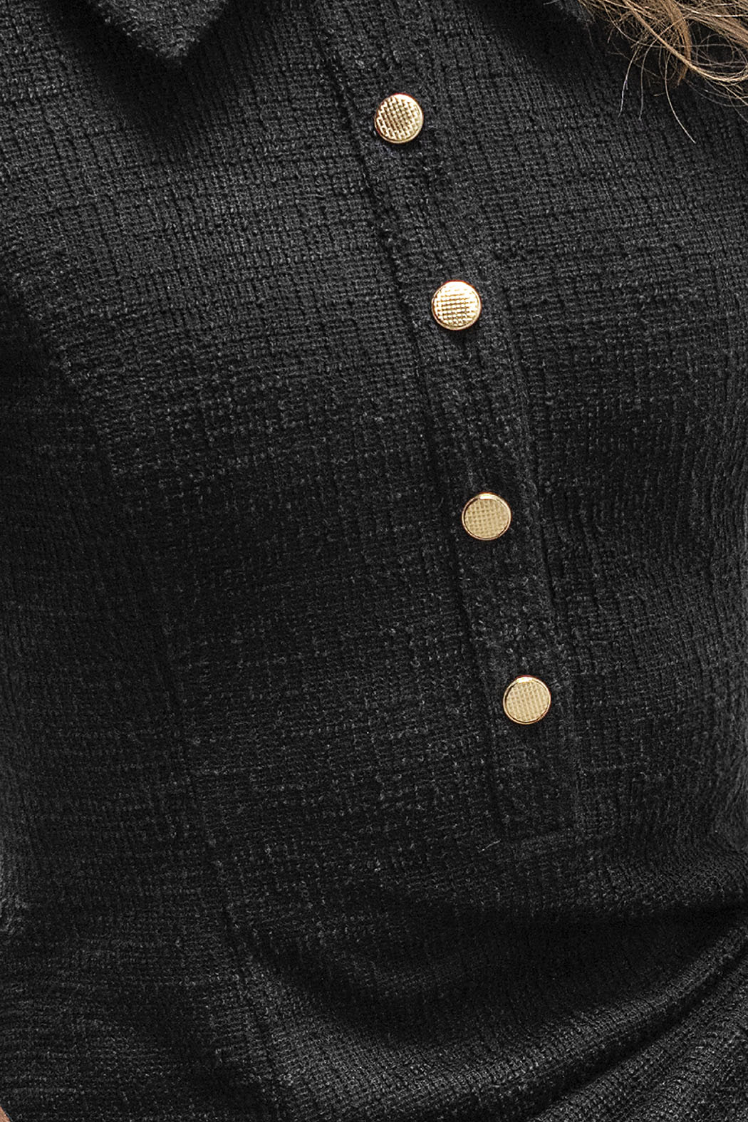 Vestido Liso De Manga Corta