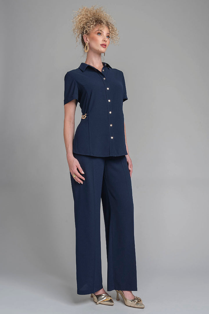 Conjunto De Pantalon Con Blusa