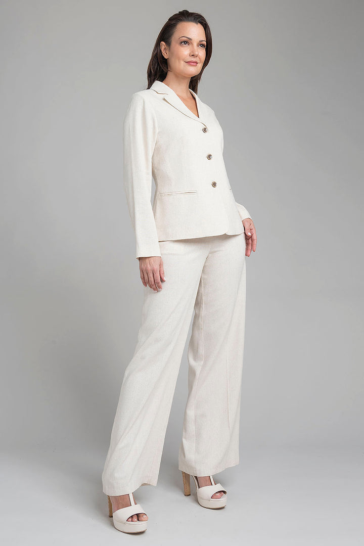 Conjunto De Pantalon Con Saco Liso