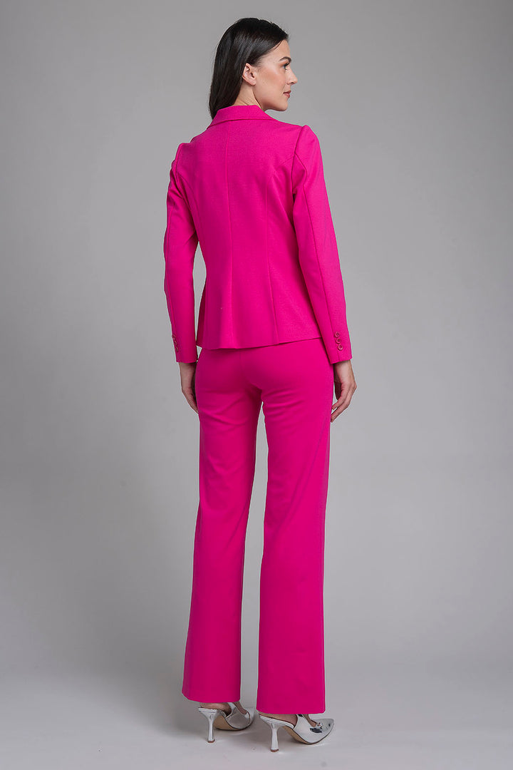 Conjunto De Pantalon Con Saco Corto