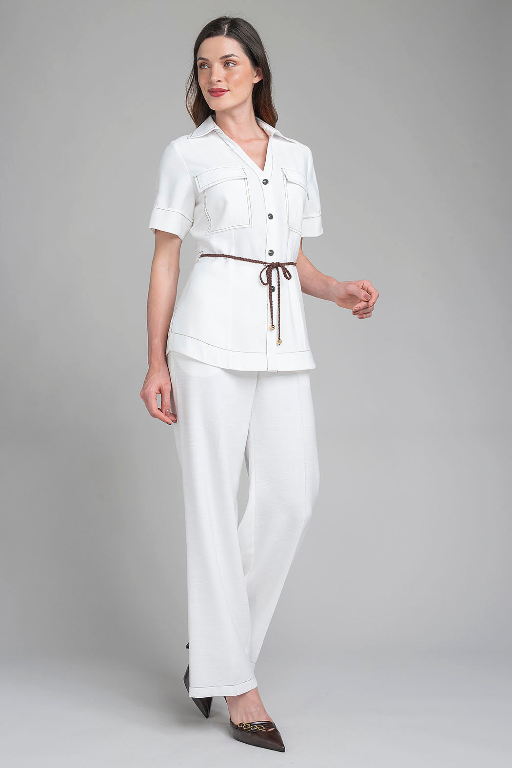 Conjunto De Pantalon Con Blusa