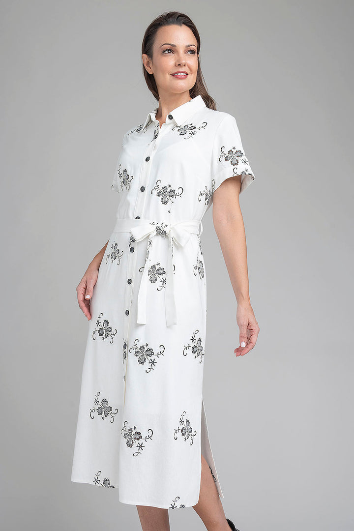 Vestido Largo Con Estampado De Flores