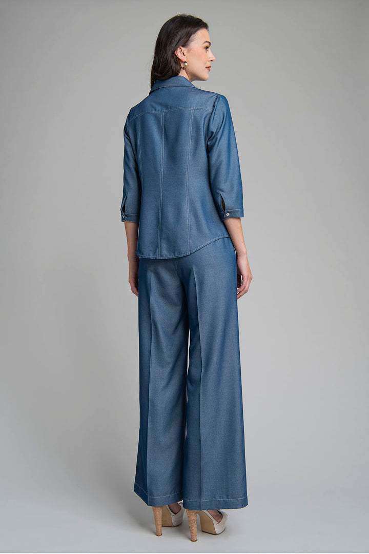 Conjunto Liso De Pantalon Con Blusa