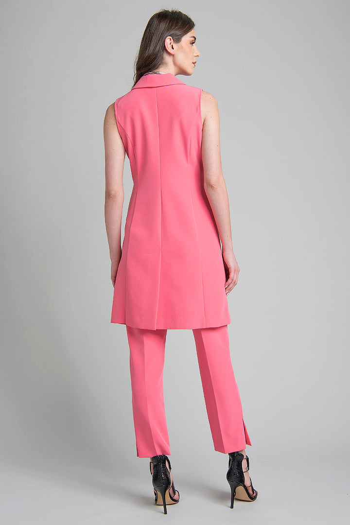 Conjunto De Pantalon Con Chaleco Largo