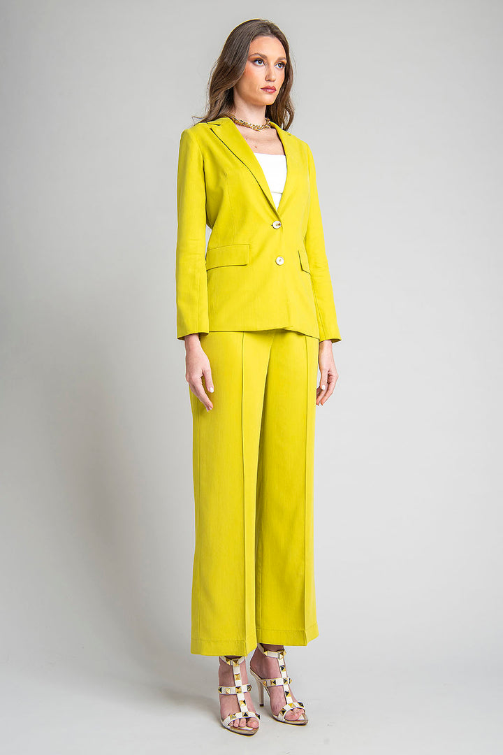 Conjunto De Pantalon Y Saco Con Solapa