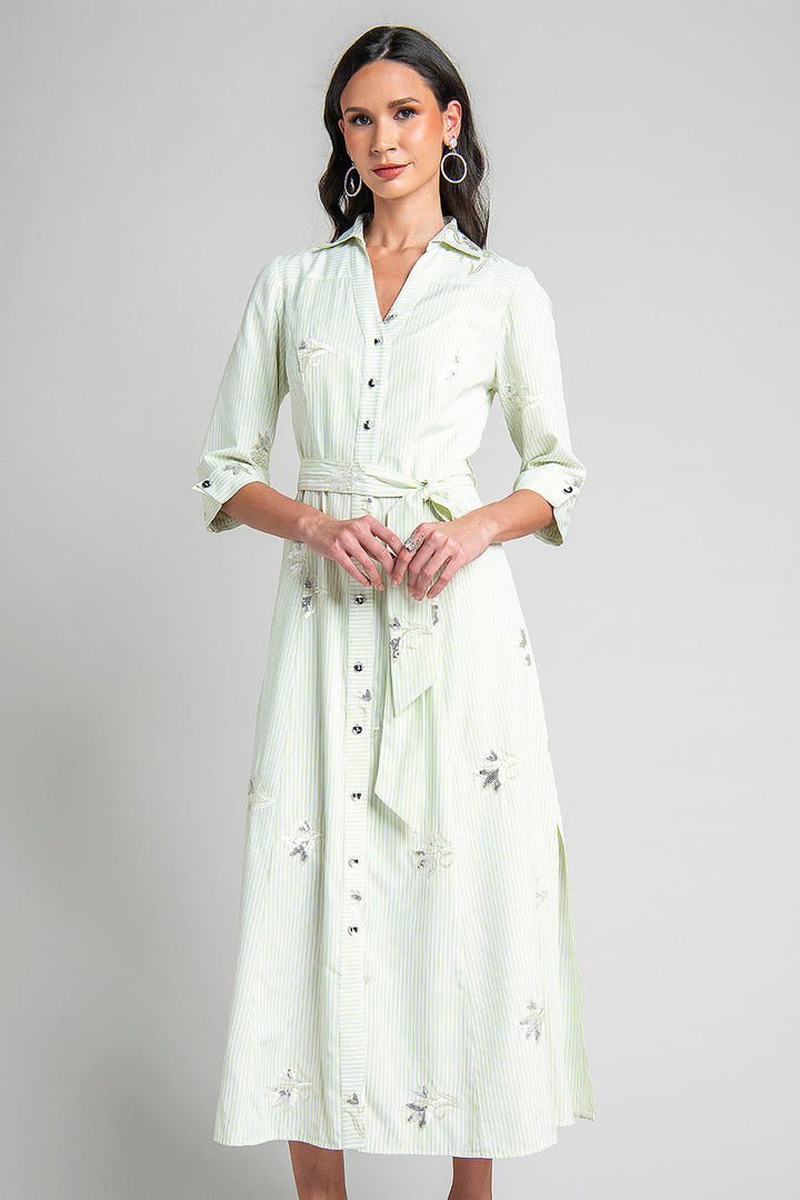 Maxi Vestido Estampado De Flores Con Lentejuelas