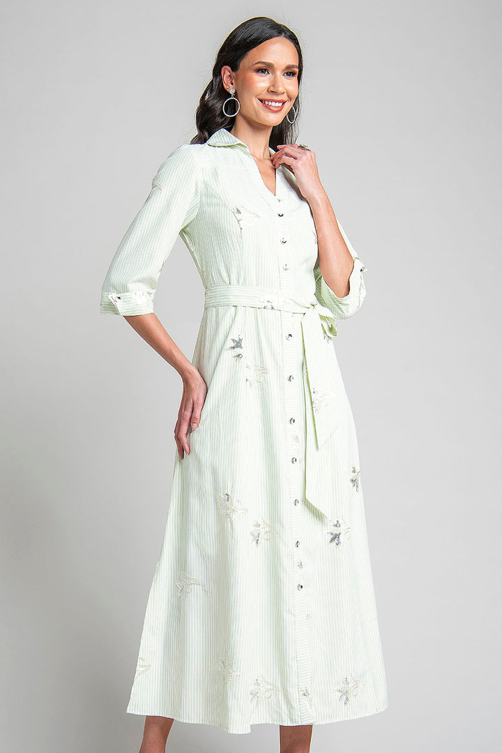 Maxi Vestido Estampado De Flores Con Lentejuelas
