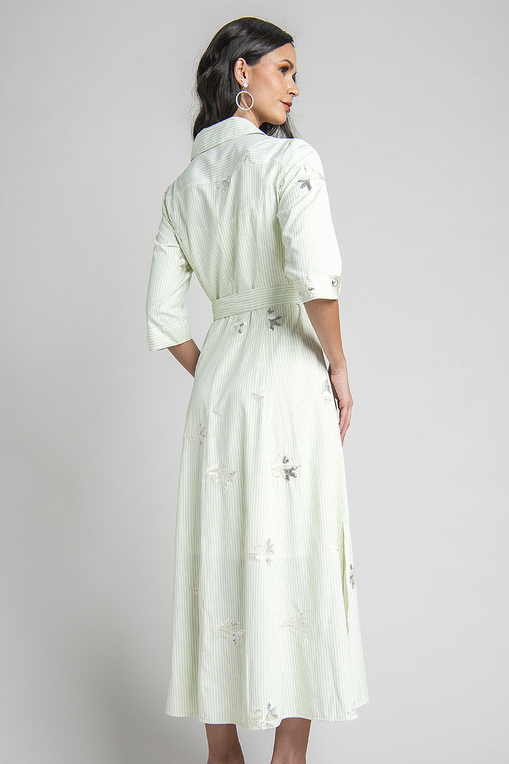 Maxi Vestido Estampado De Flores Con Lentejuelas