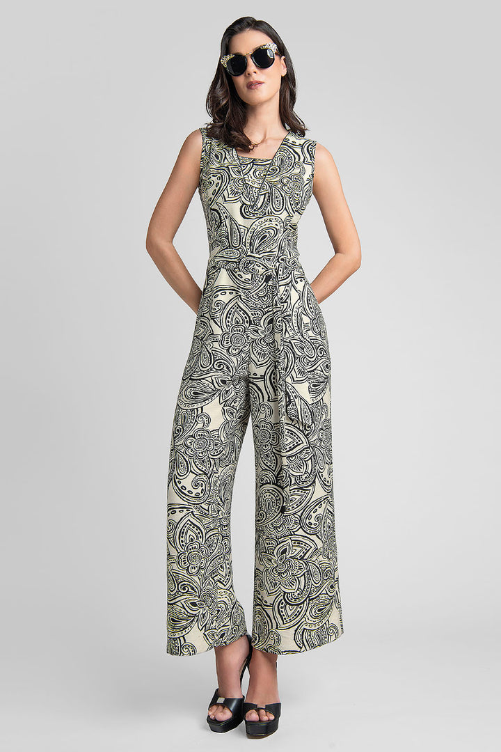 Jumpsuit Sin Mangas Estampado