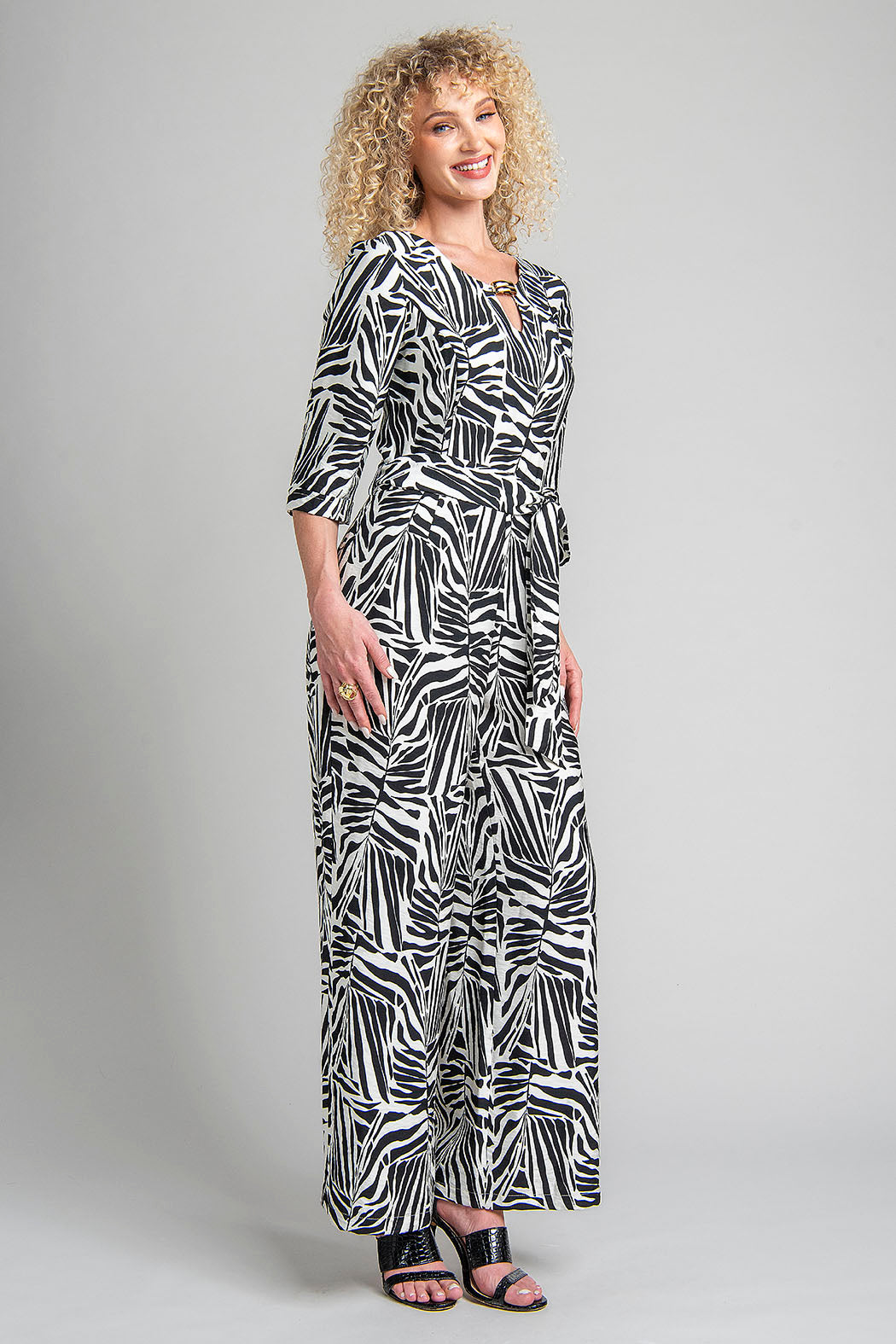 Jumpsuit Estampado De Cebra