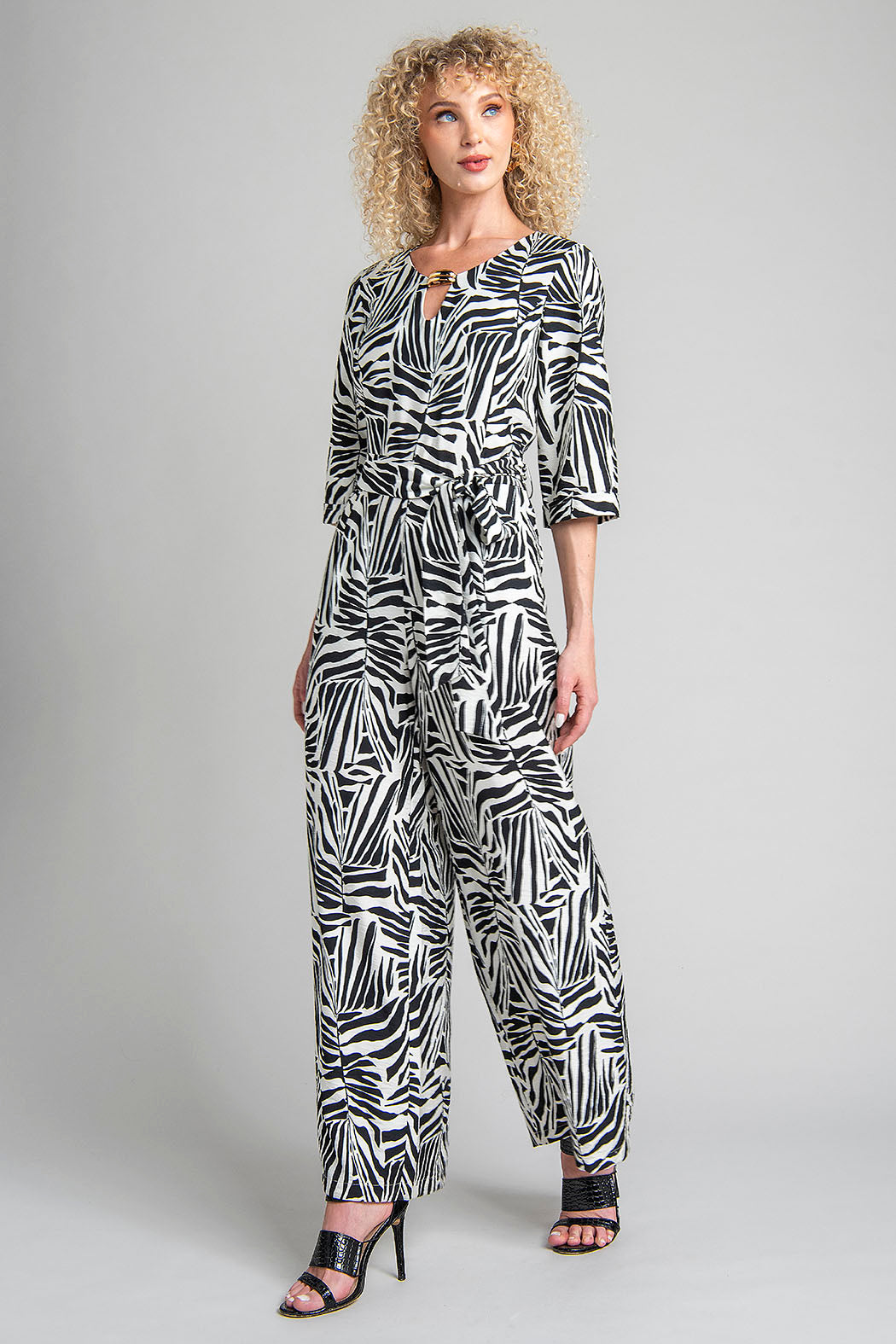 Jumpsuit Estampado De Cebra