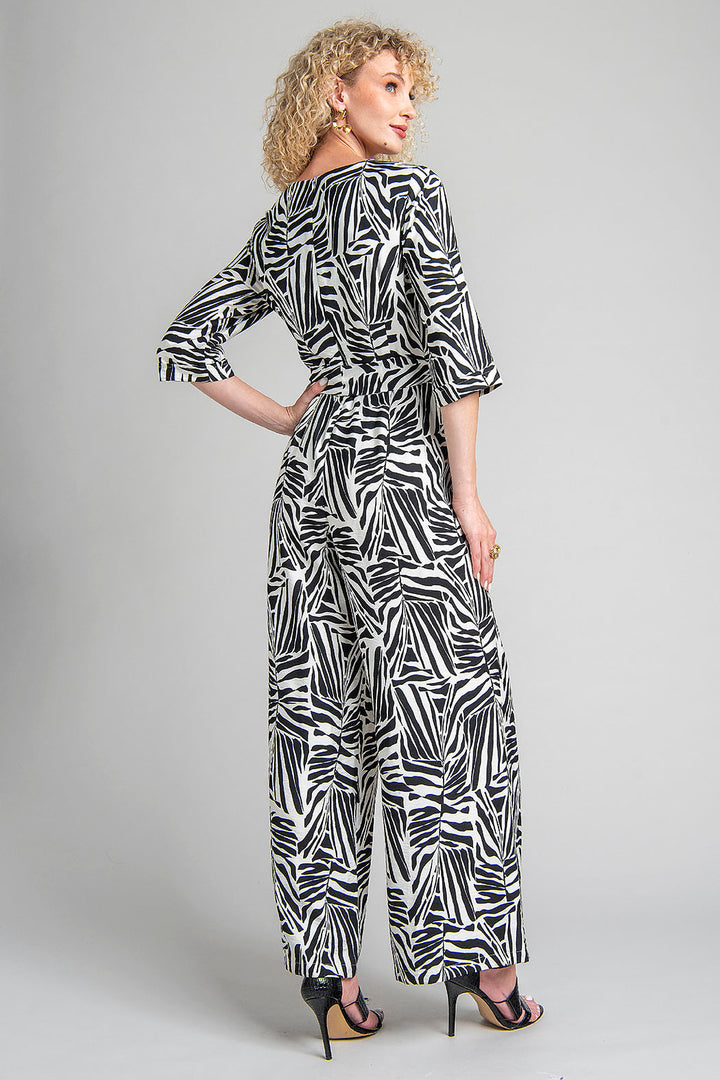 Jumpsuit Estampado De Cebra