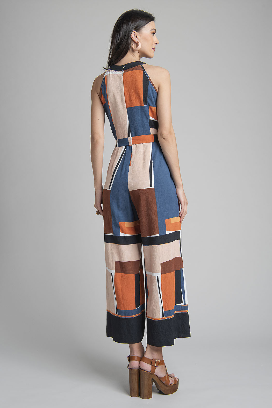 Jumpsuit Halter Estampado