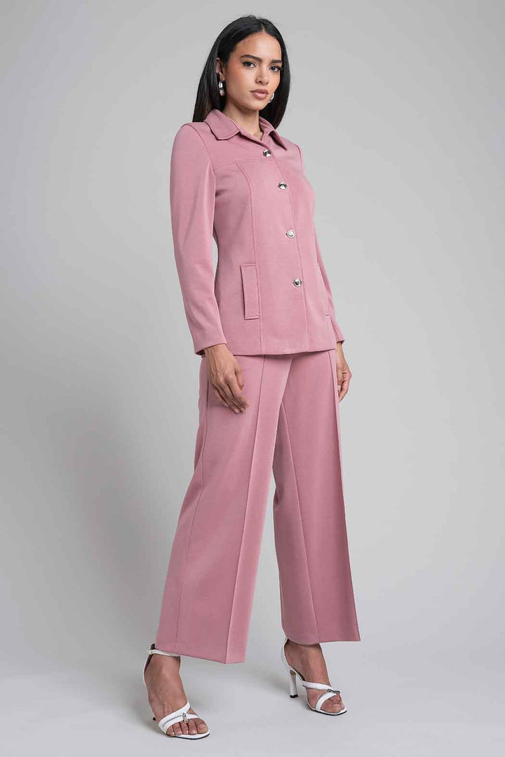 Conjunto De Pantalon Con Chamarra Liso