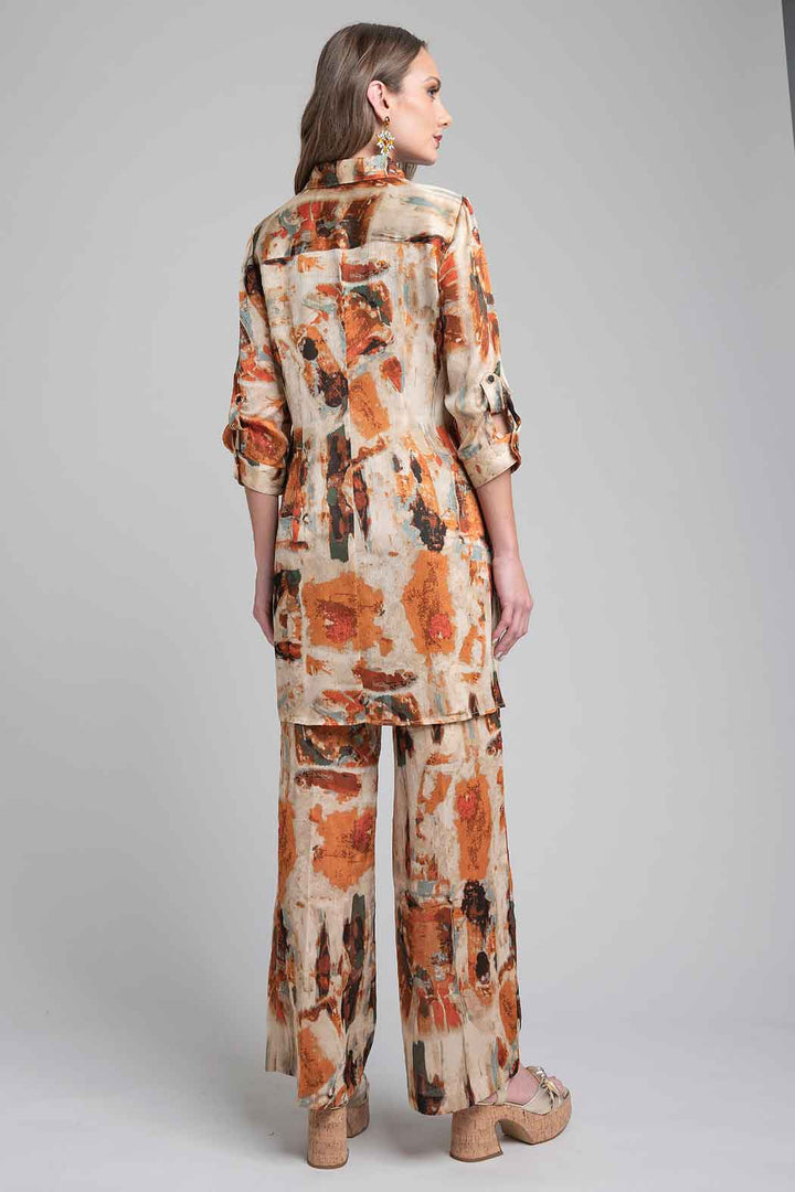 Conjunto De Pantalon Y Bluson Estampado