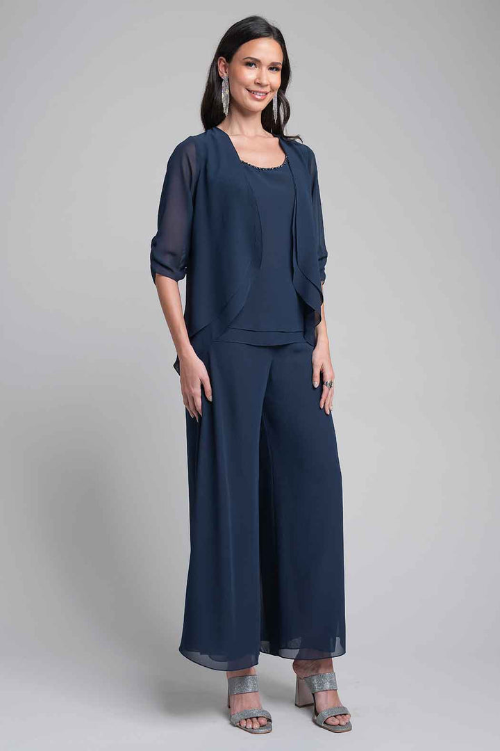 Conjunto De Pantalon Top Y Ensamble Liso
