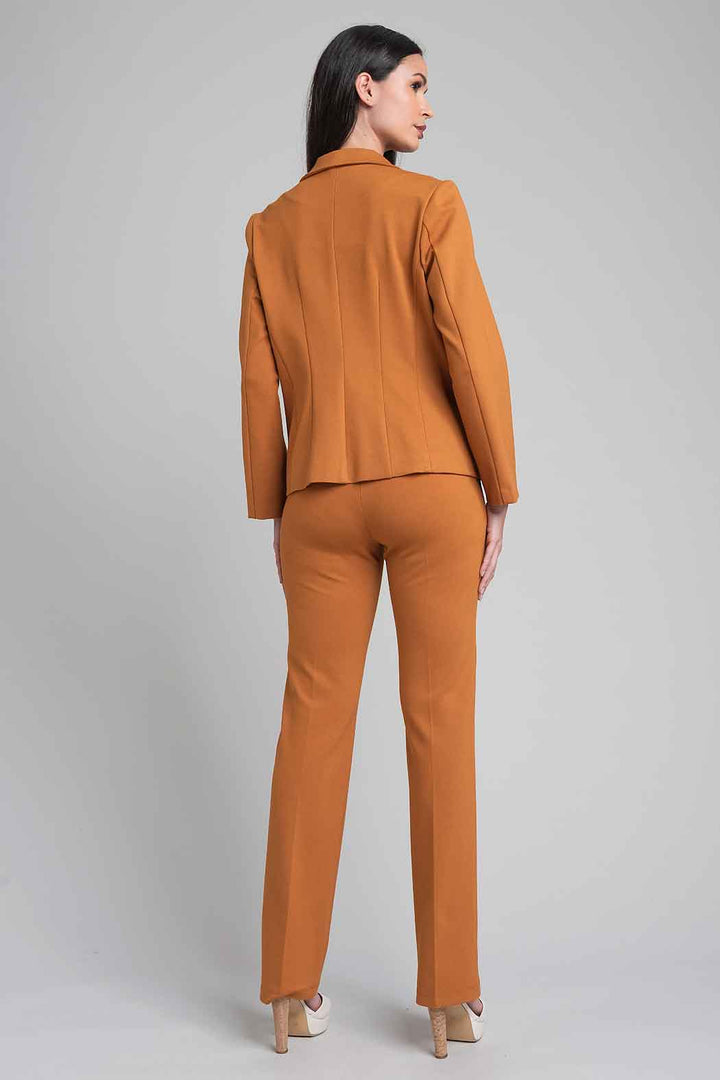 Conjunto De Pantalon Con Saco Liso