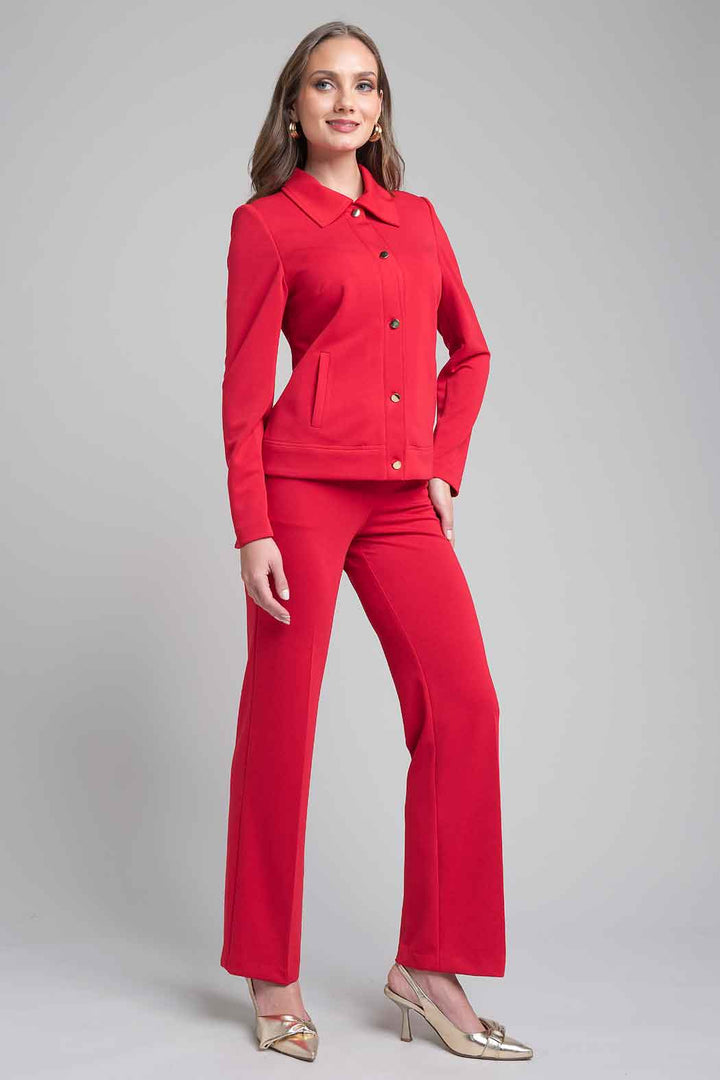Conjunto De Pantalon Con Chamarra Corta