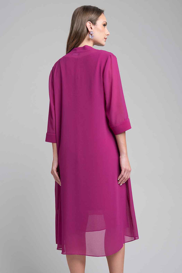 Vestido Con Ensamble Largo