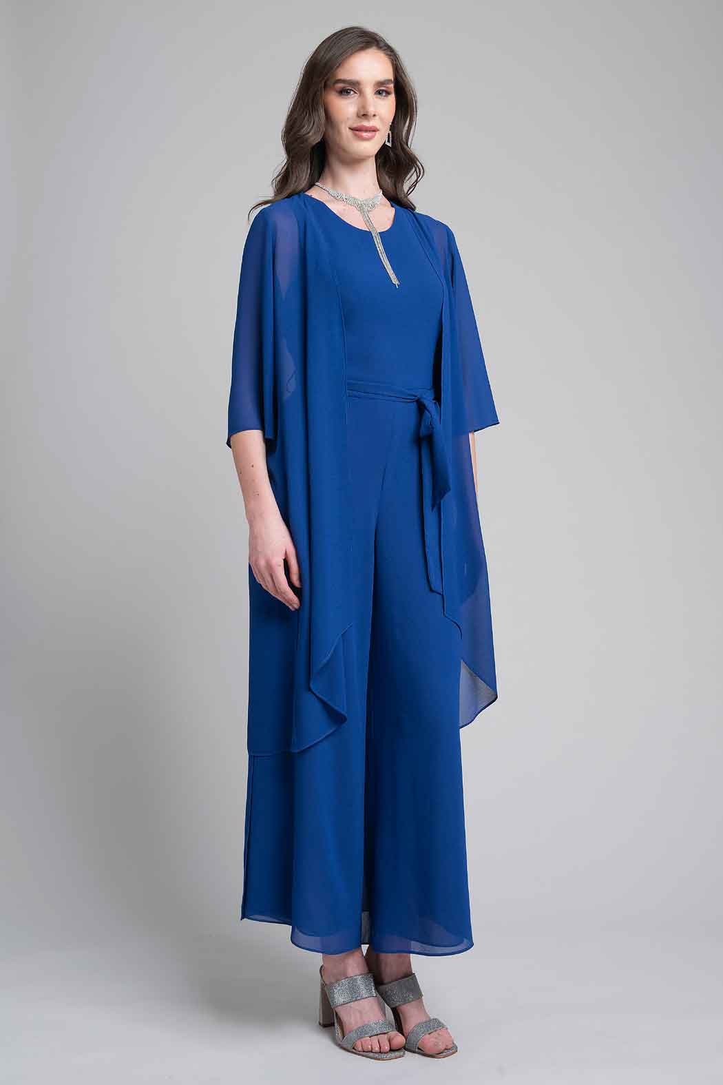 Jumpsuit Liso Con Ensamble Largo
